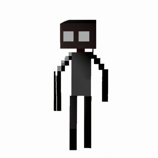 Scary Slender Enderman from Minecraft