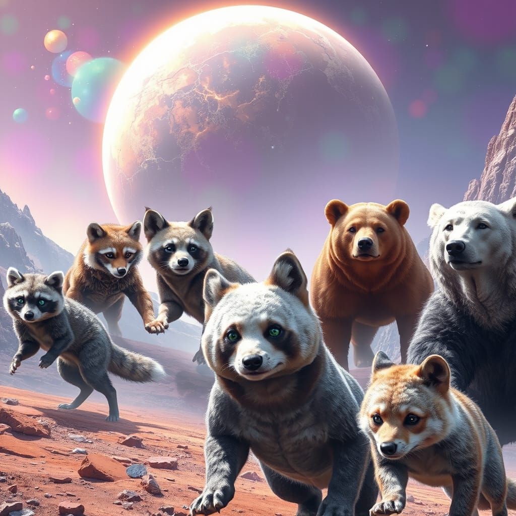 Otherworldly Alien Exoplanet Teeming with Sentient Coyote-Li...