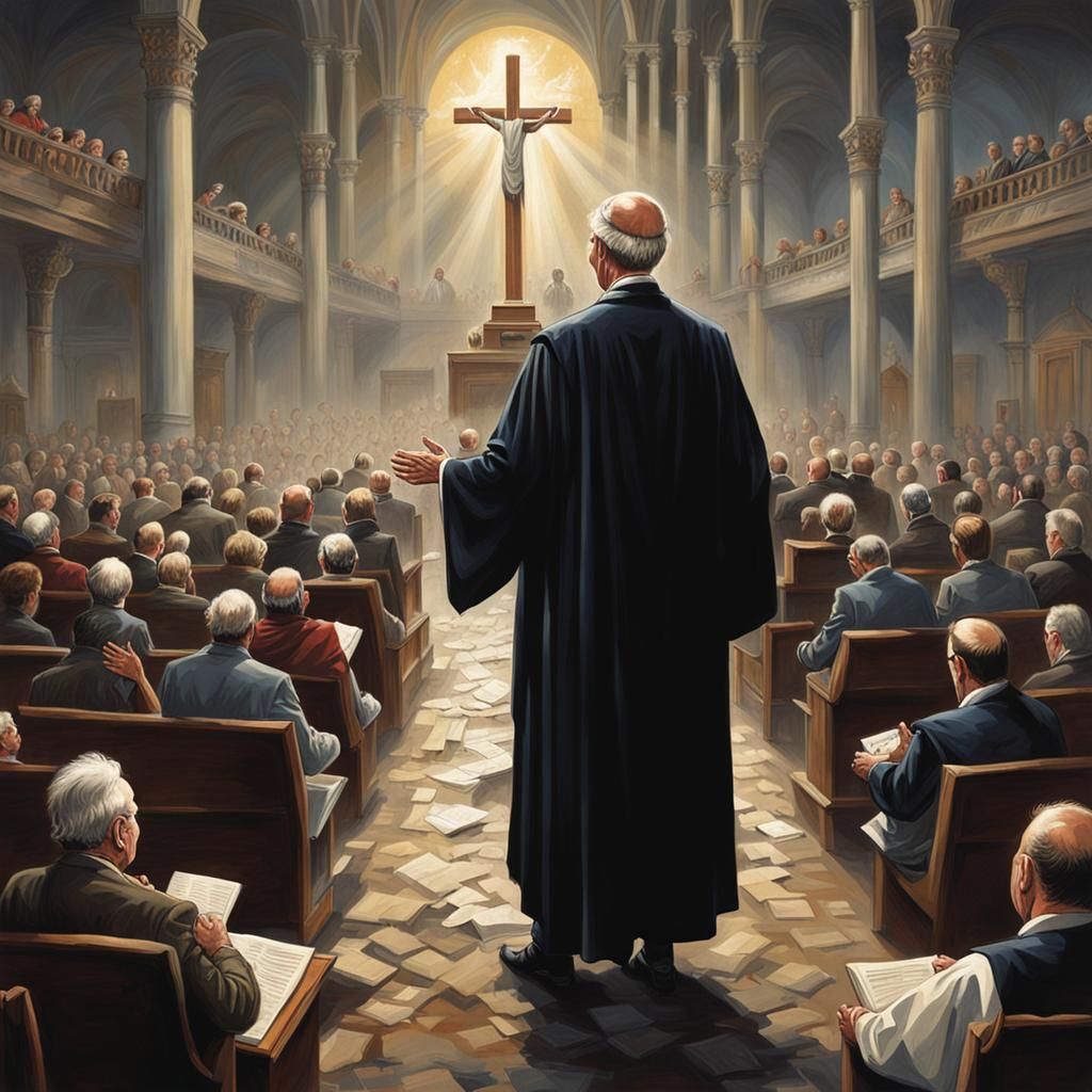 Sinister Scene of Societal Decay