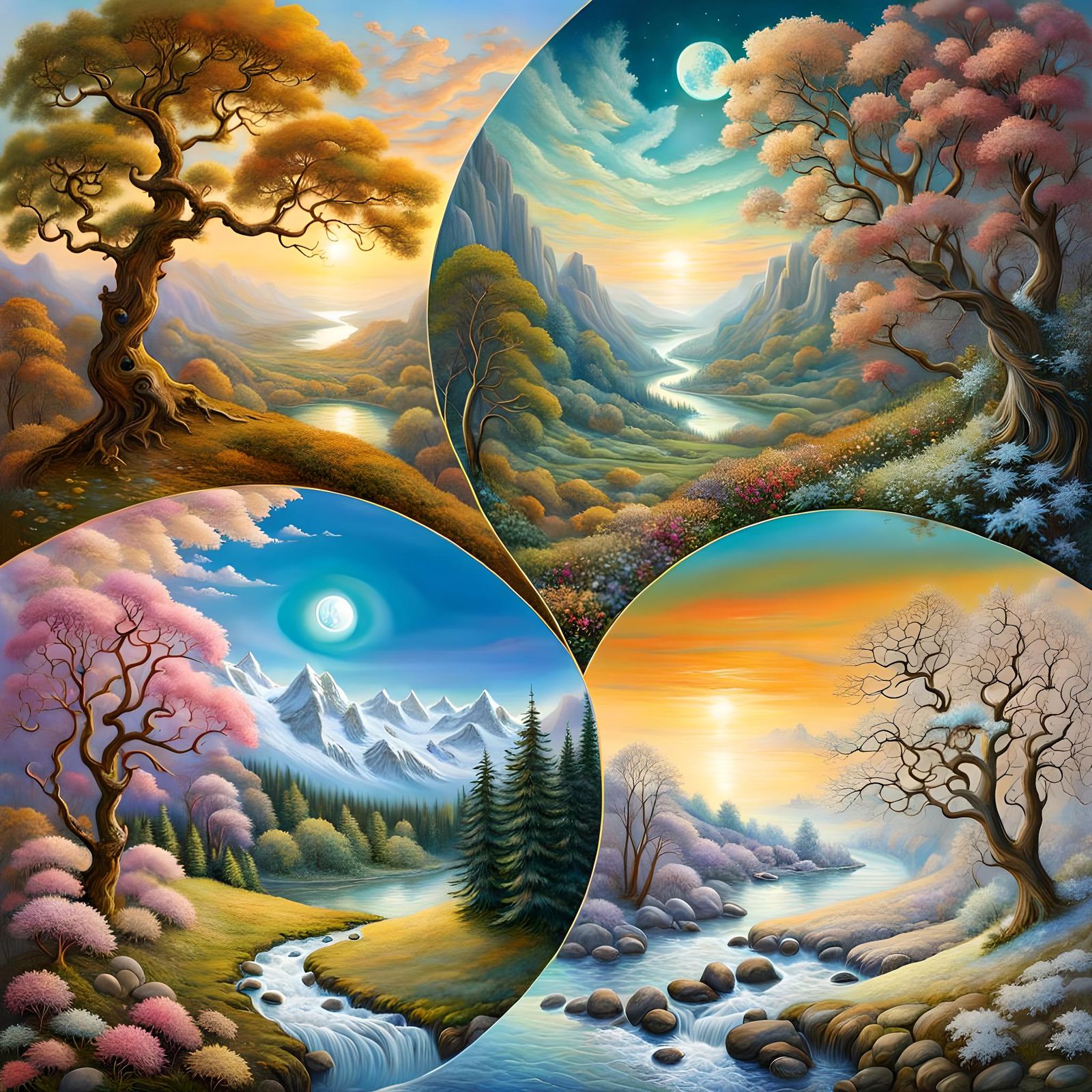 Yin Yang Nature: Summer Meets Winter