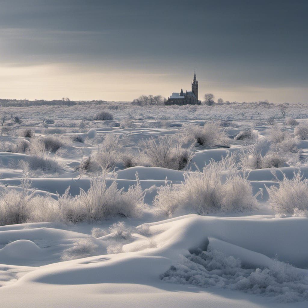 Abstract Fractal Ice Pattern