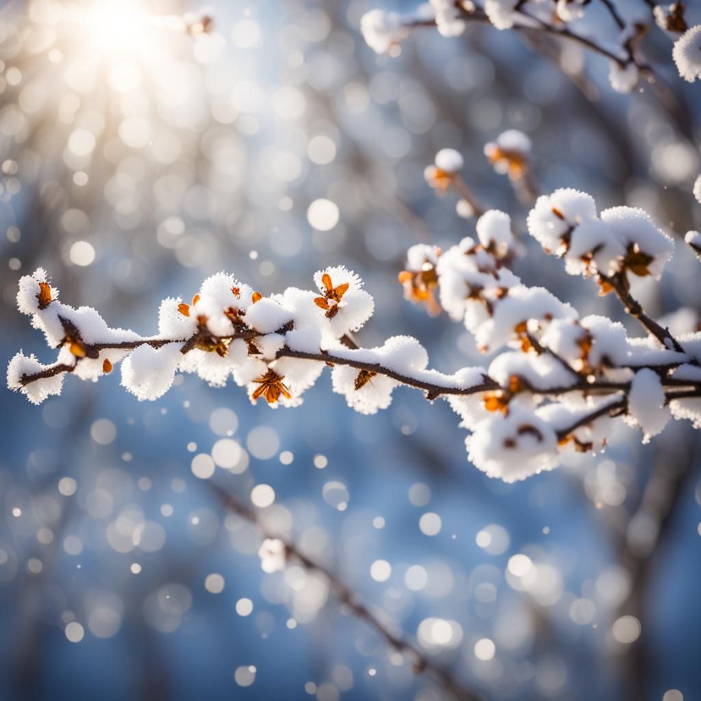 Spring Cracking Through Winter: Natural Photography