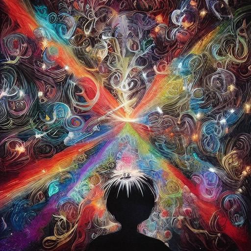 AI Generated Image of a Dreaming Child