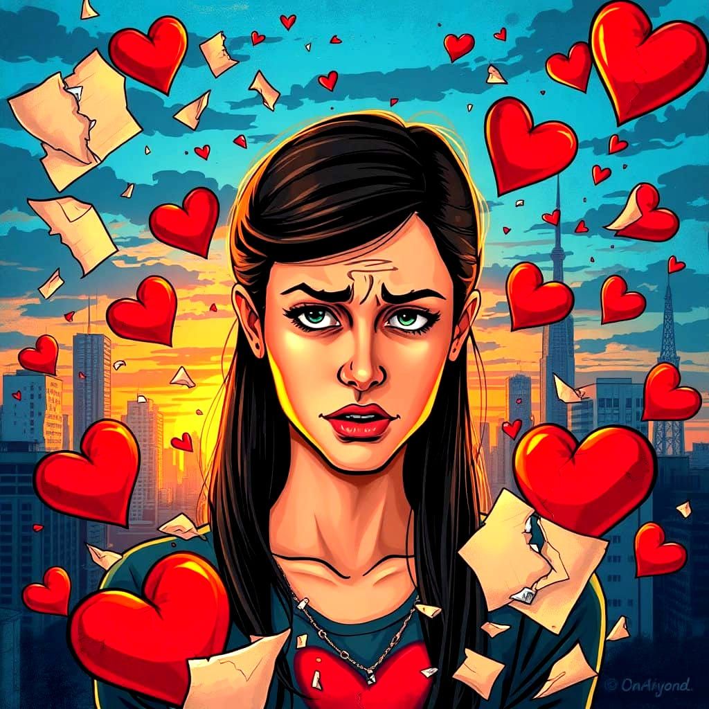 A Repeating Cycle of Love, as Comic Book Art