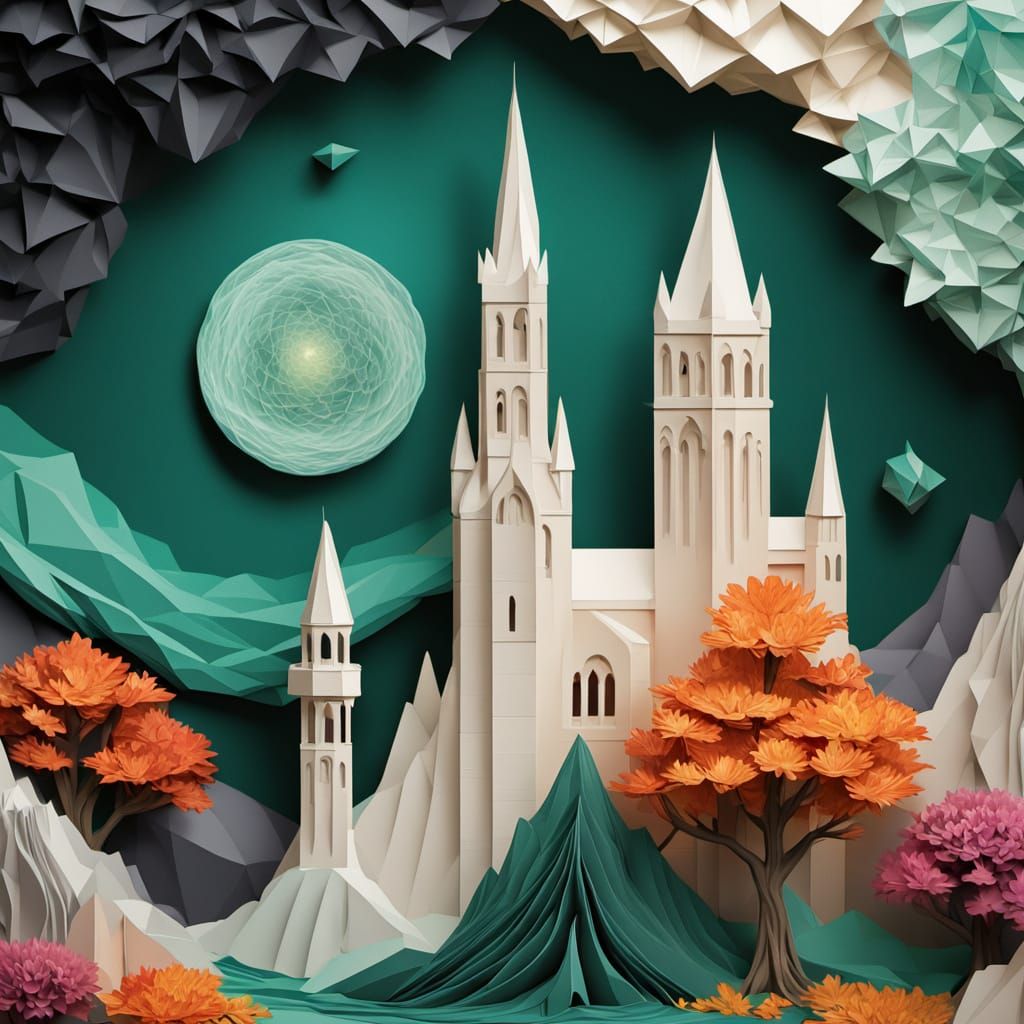 Shimmer-Skin Oracle in Neo-Impressionist Style