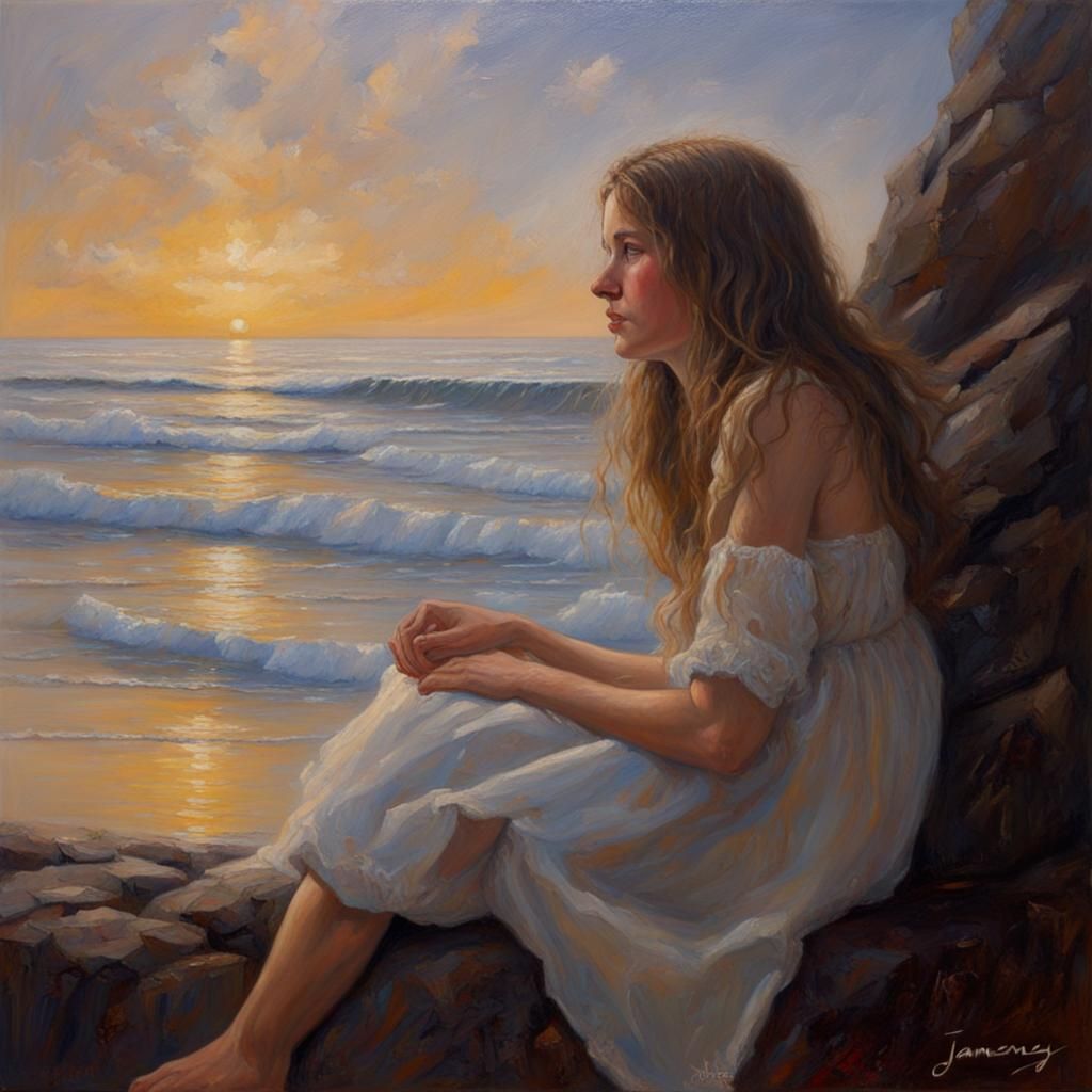 Dream Landscape in Oil Painting Style