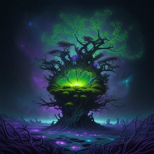 Ethereal Abomination in Cosmic Bloom