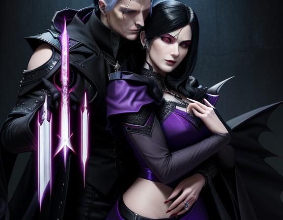 Human Nyarlathotep Kissing Vergil: Realistic Photograph