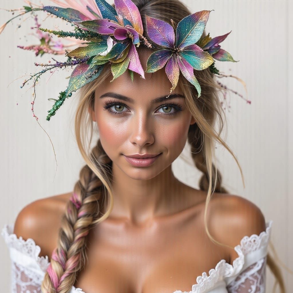 Dark Oil Painted Cyberpunk Cityscape