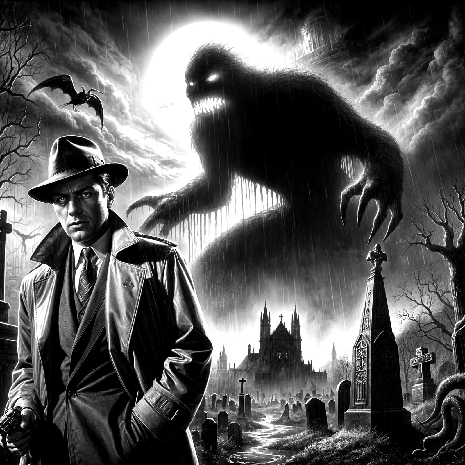 film noir art