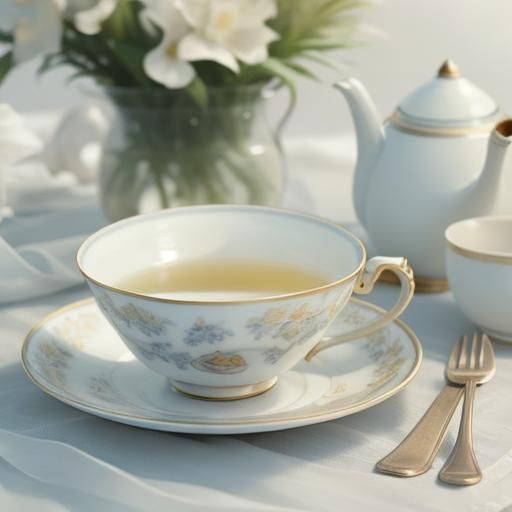 Ethereal Teacup in Soft Focus Photography