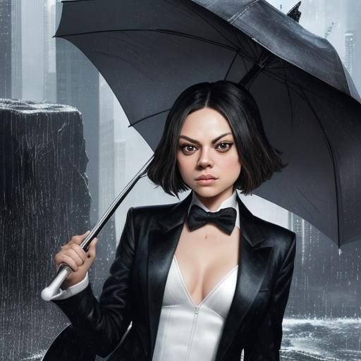 Mila Kunis as The Penguin in Batman Movie