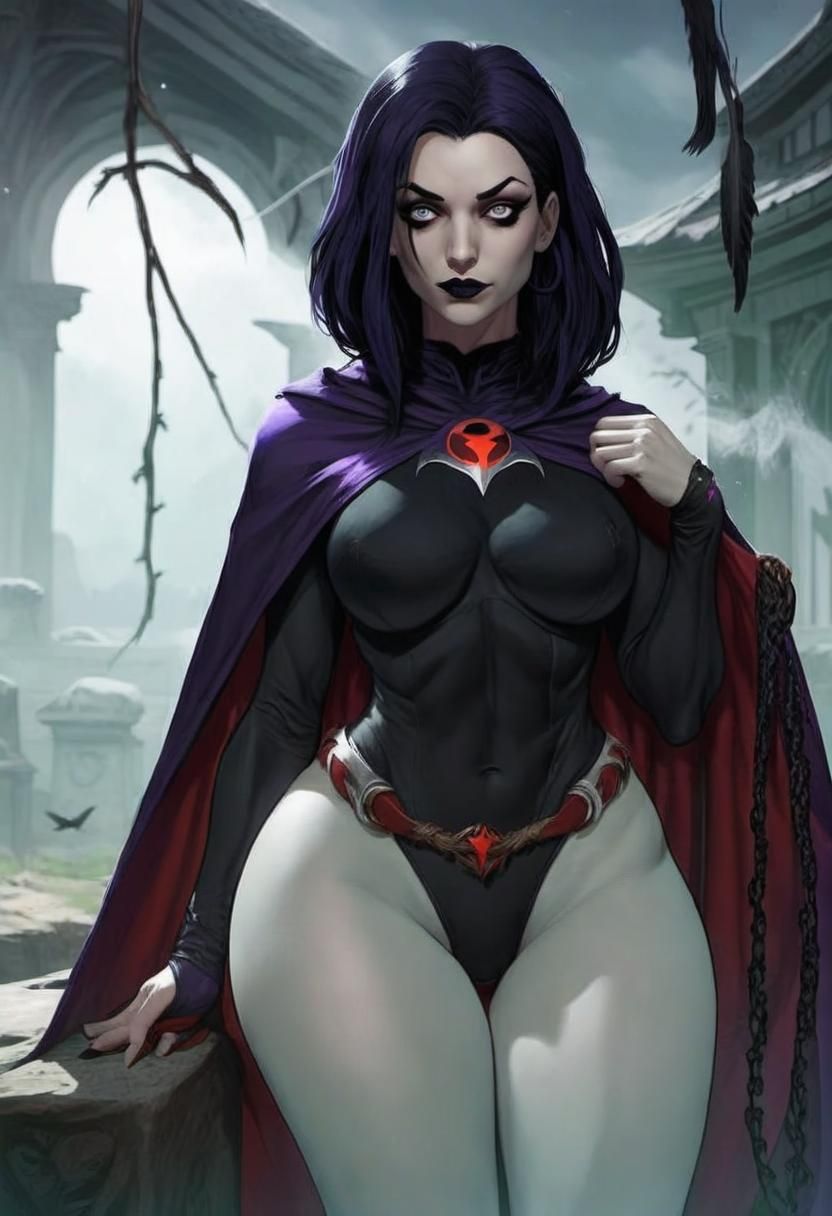 Raven DC Comics Digital Art