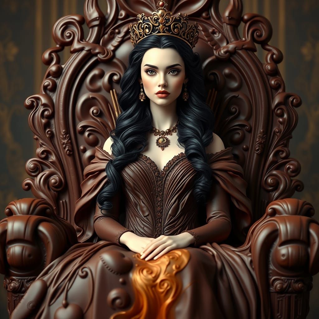 Regal Chocolate Goddess in a Renaissance-Inspired Chocolate ...