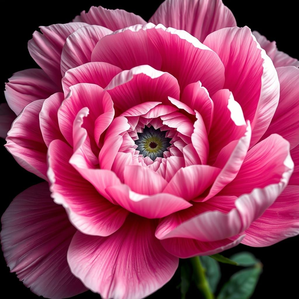 Fractal Flower Blooms in Cosmic Beauty