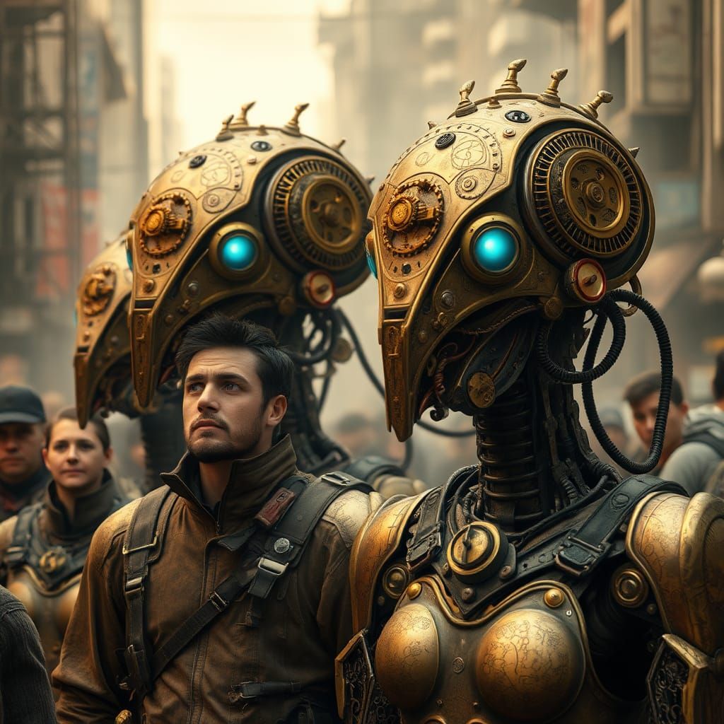 Dystopian Metropolis: Clockwork Creatures and Humans