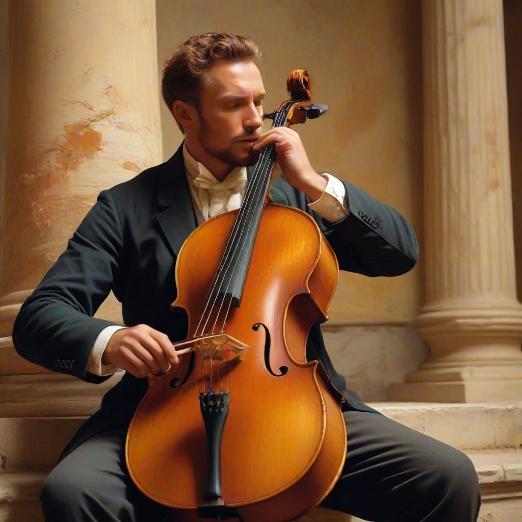 Romantic Cello Concert in Ancient Roman Amphitheater