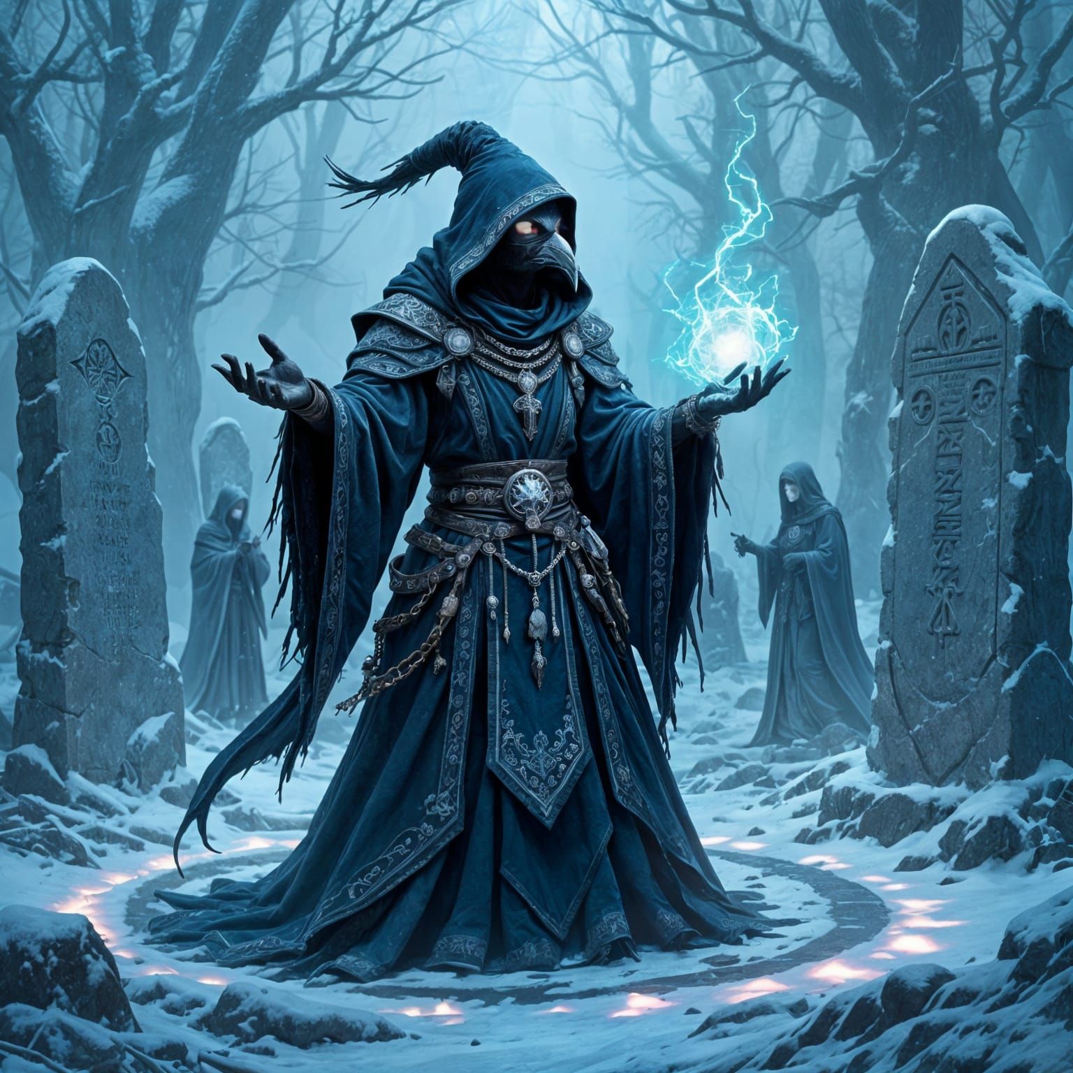 Kenku Necromancer Summons Skeletal Army