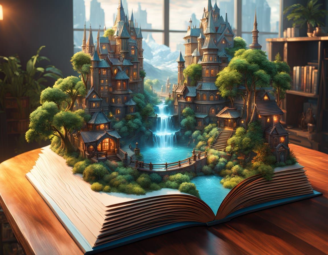 Surreal Pop-Up Book Comes to Life as Digital Art