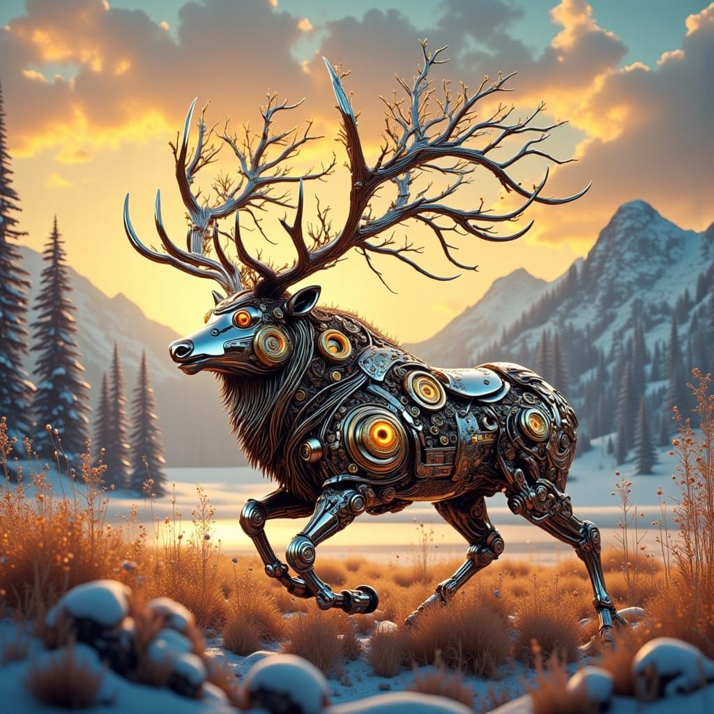 Steampunk Elk