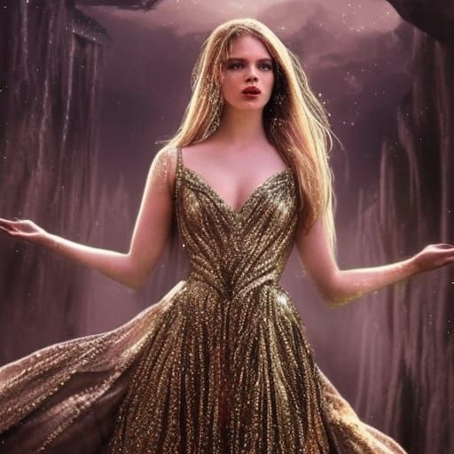 glitter dress