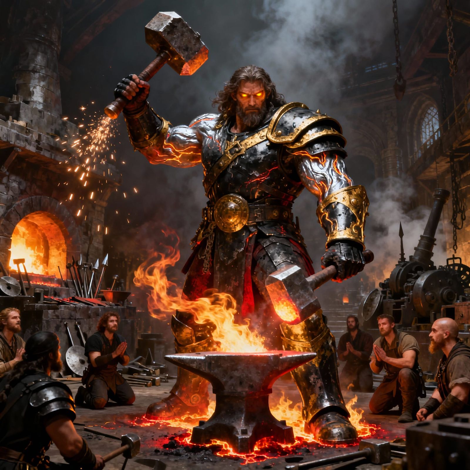 Hadur-Ogun God of Fire Metal Technology and War Cinematic