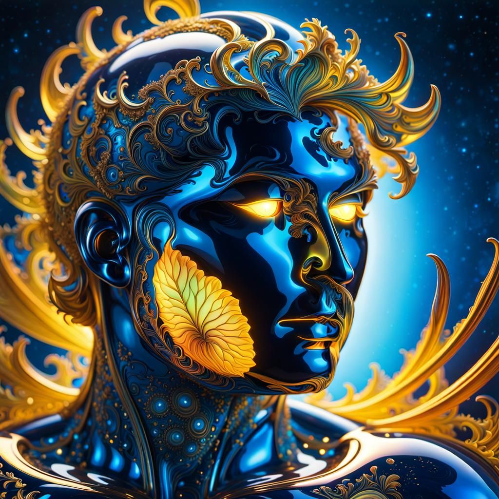 Celestial Apple Fractal Transformation in Cosmic Style