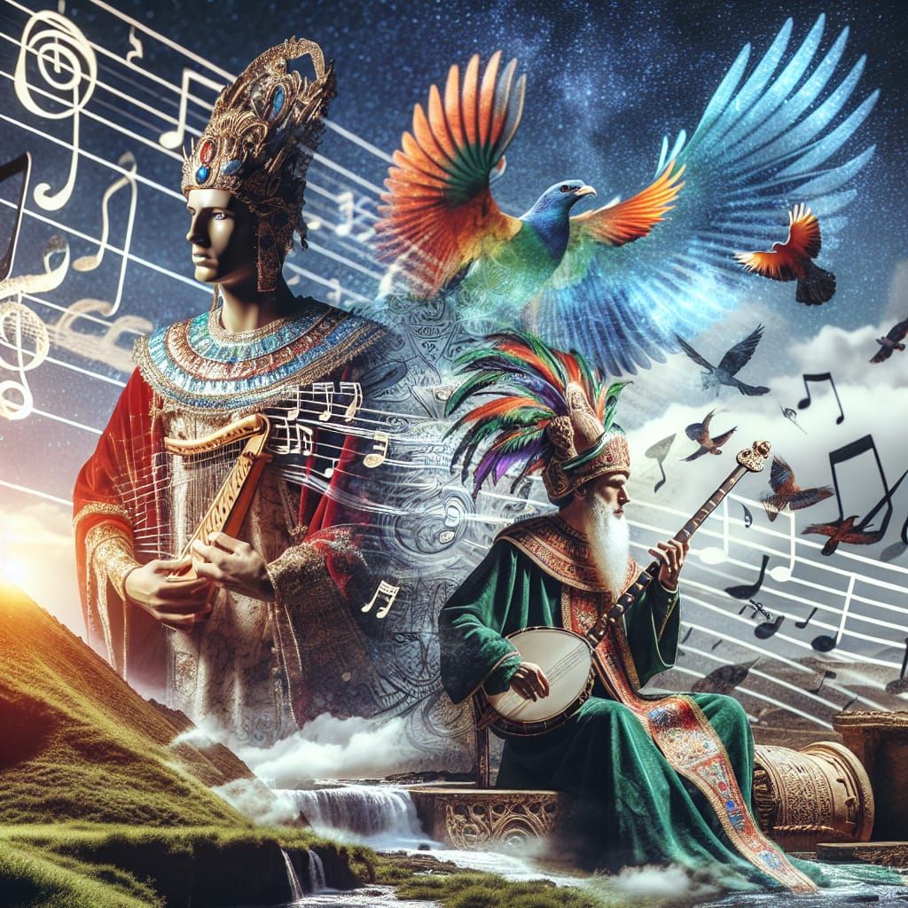 Musical Fantasy: Egyptian Landscape Meets Opera