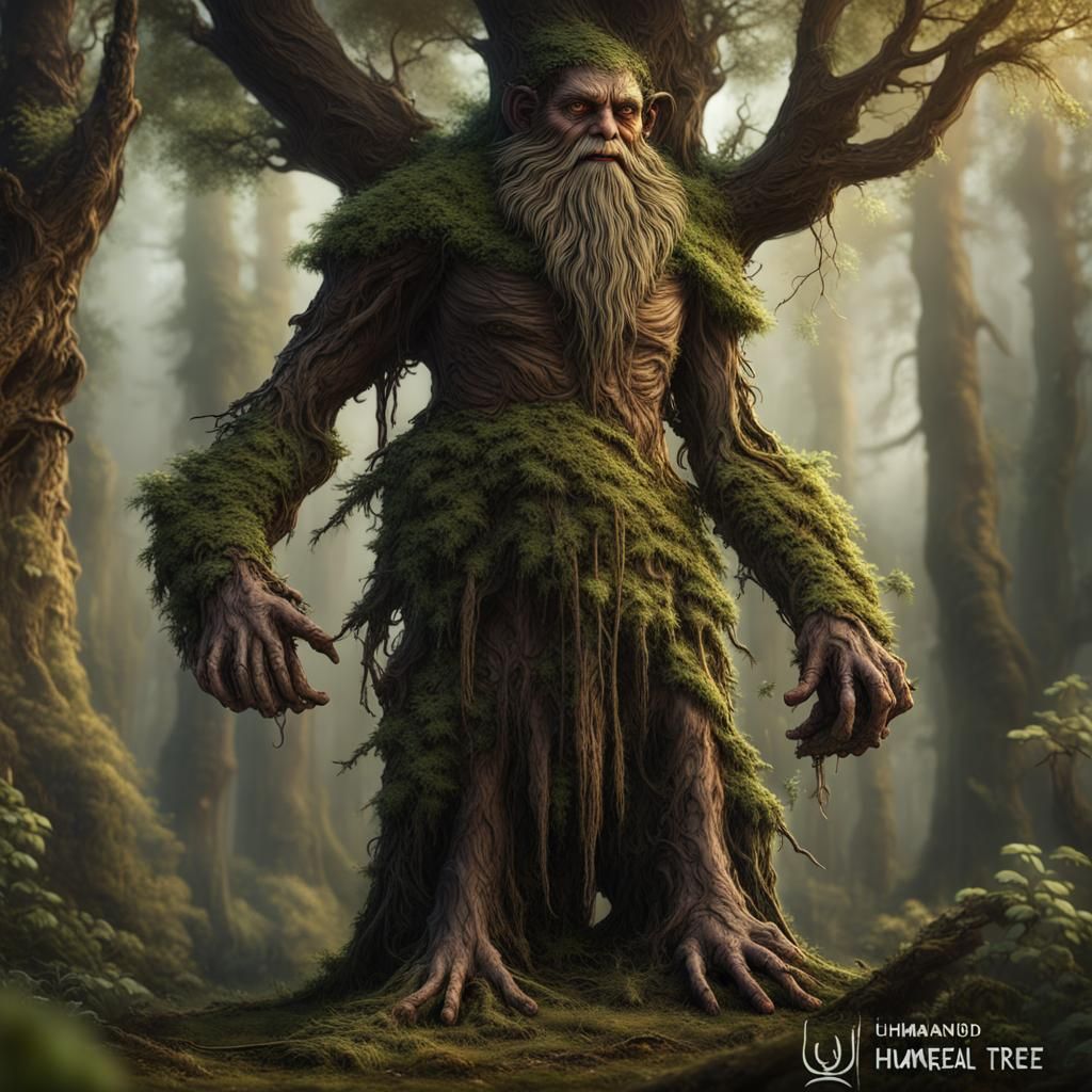 Majestic Tree Ent Forest Guardian