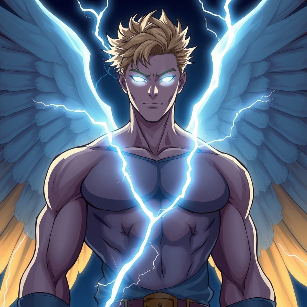 God of Storms with Majestic Wings