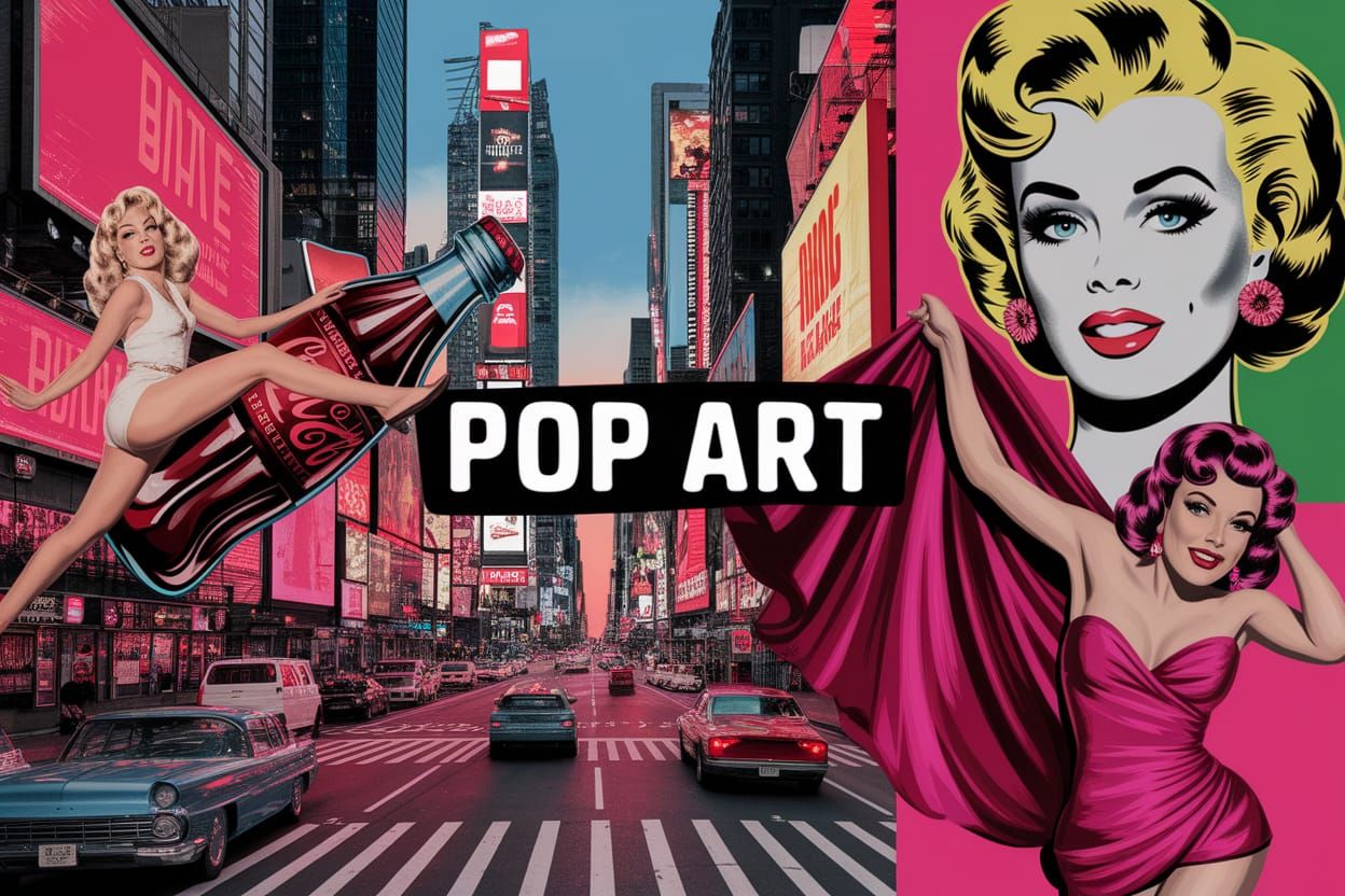 pop art collage