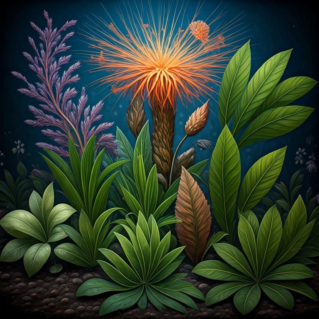 Vibrant Futuristic Botanicals Unveiled