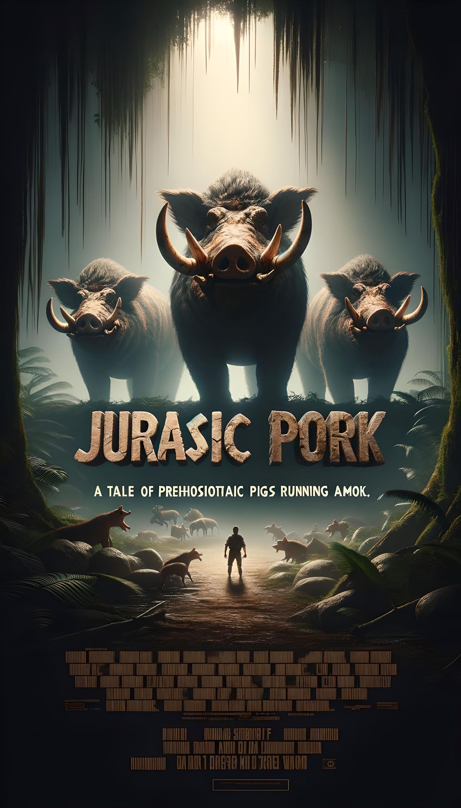 Jurassic Pork - A tale of prehistoric pigs running amok.