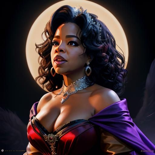 Oprah Winfrey as Phantom of the Opera: Splash Art