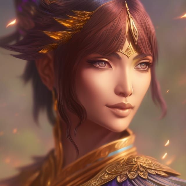 Rukia Portrait in Dynamic Lighting