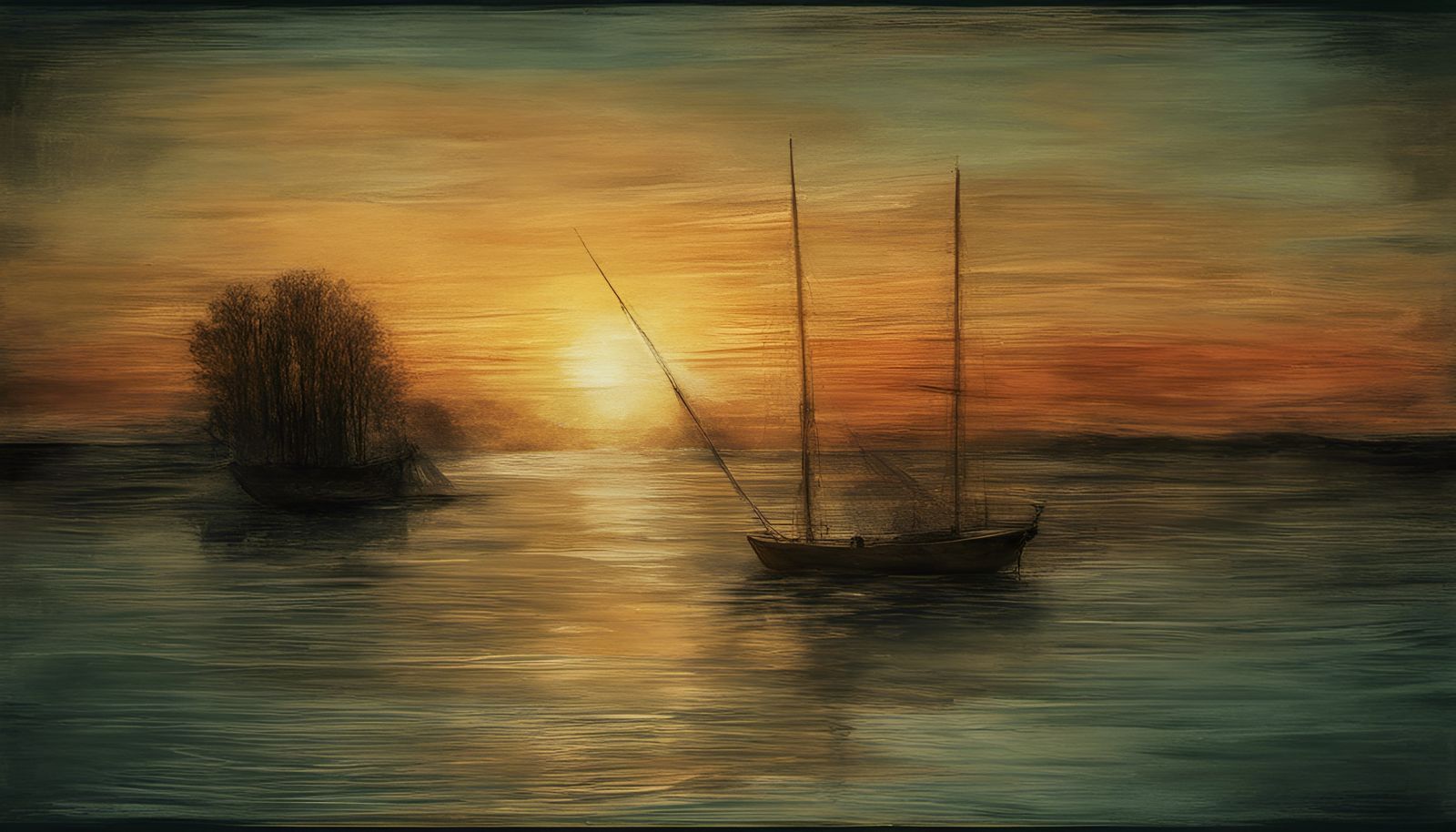 Abstract Embossed Relief with Rose Gold Gradient