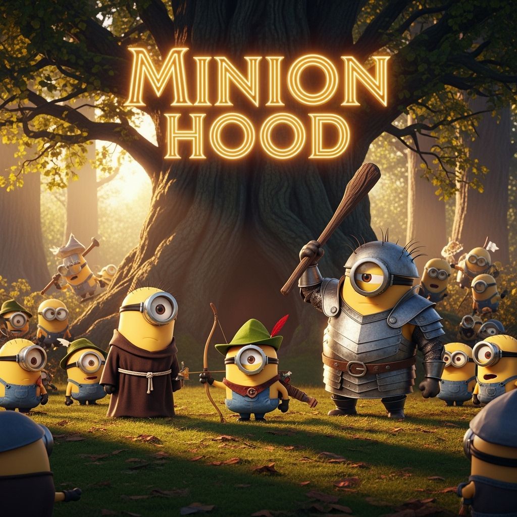 Minion Hood: Epic Movie Poster Art