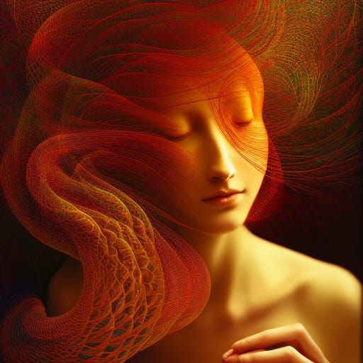 Surreal Self in Warped Perspective: Digital Art