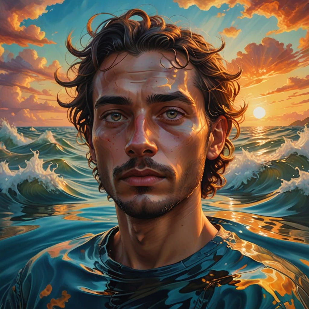 AI Generated Image of the Letter I