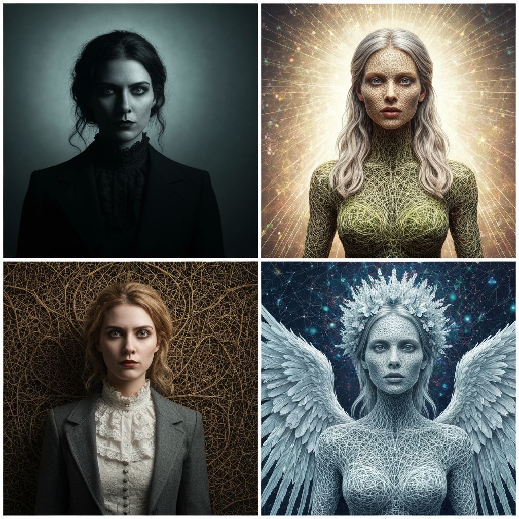 Self-Portrait Series: Darkness and Light Within