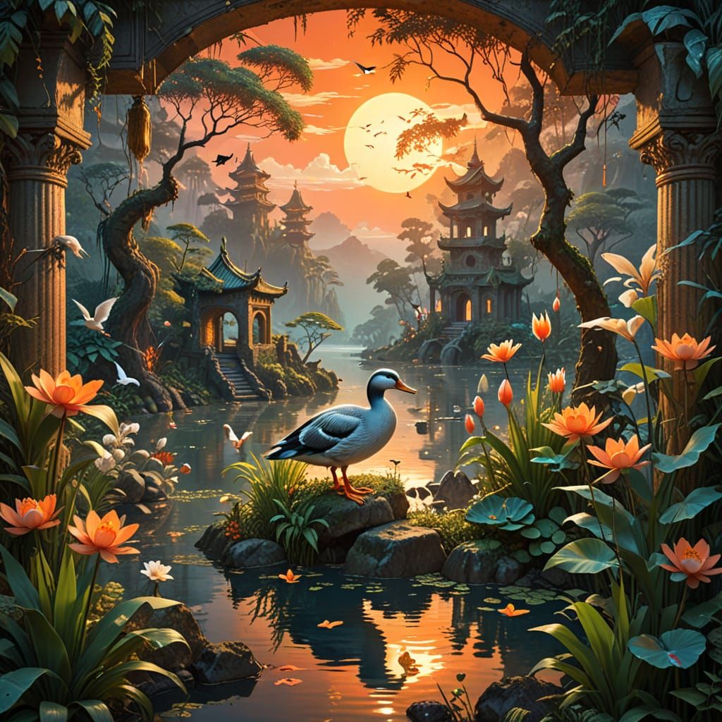 Magical Lost City Garden by Witch Gardener