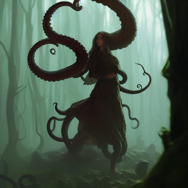 Elf, centaur, octopus hybrid