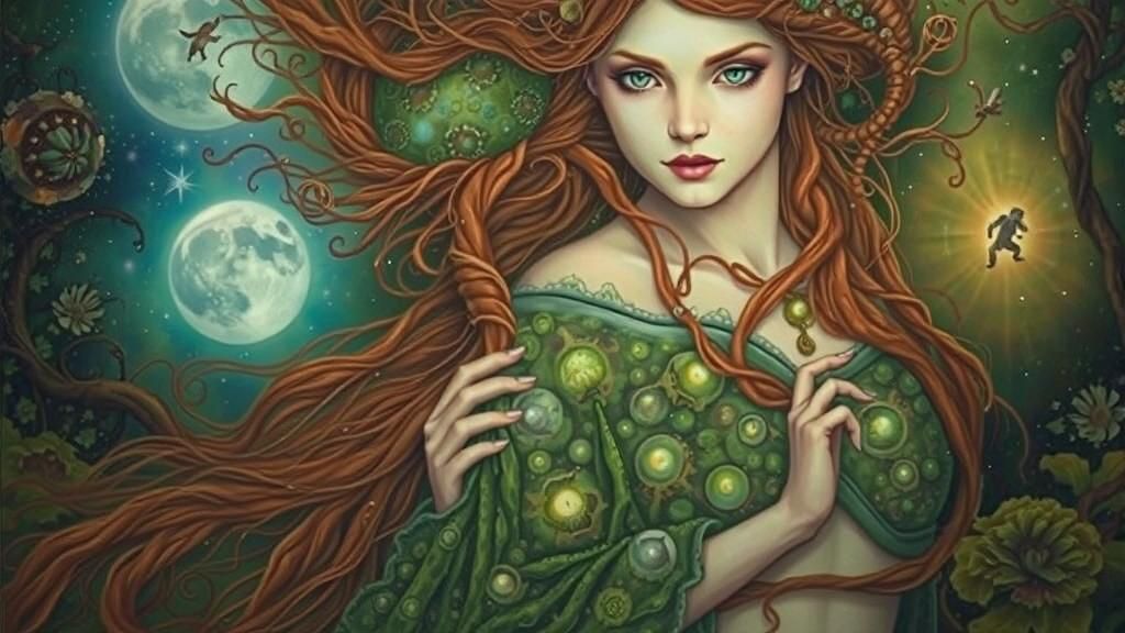 Fate Hybrid Woman in Mycelium Network