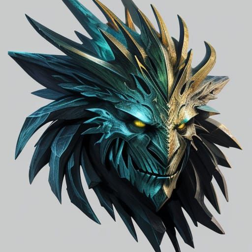 Dramatic Hyperrealistic Portrait in Splash Art Style