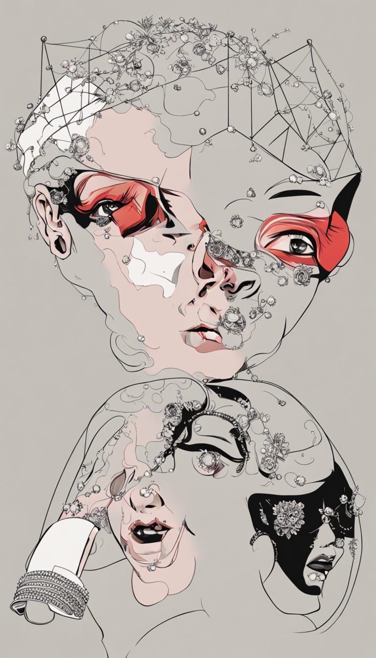 AI Image Creation: Internal Structure and Metrics