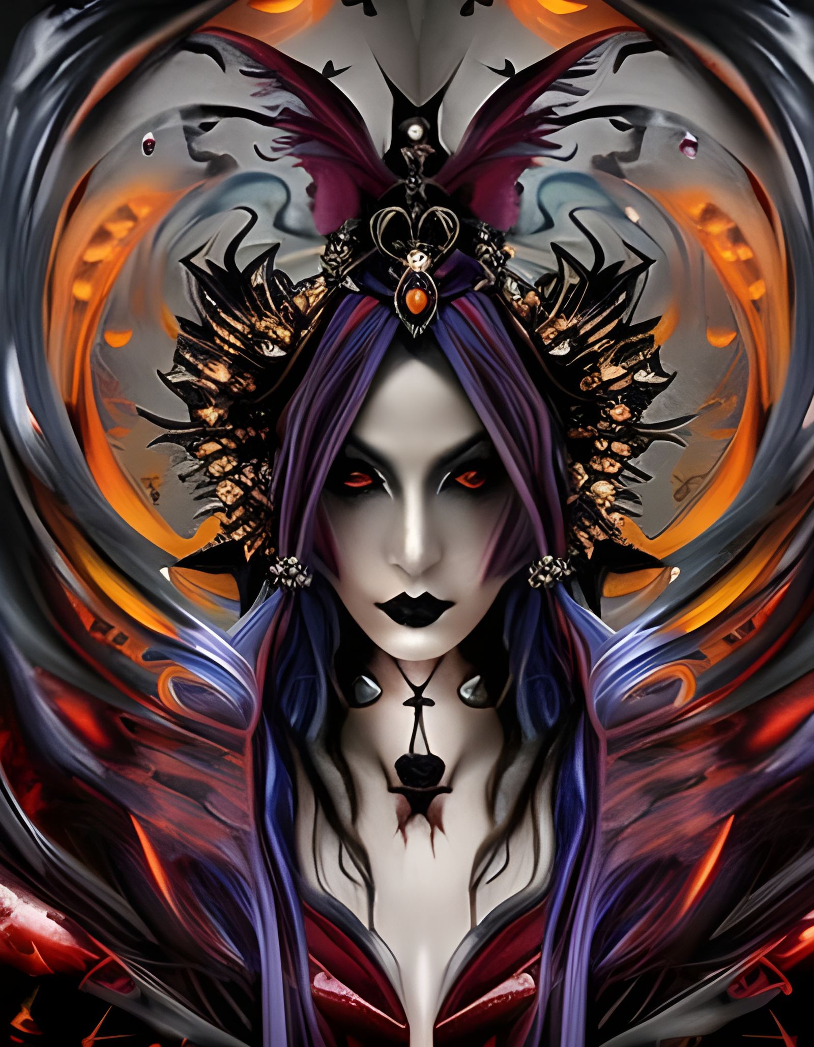 Gothic Nun Dragon Queen: Fantasy Magazine Cover