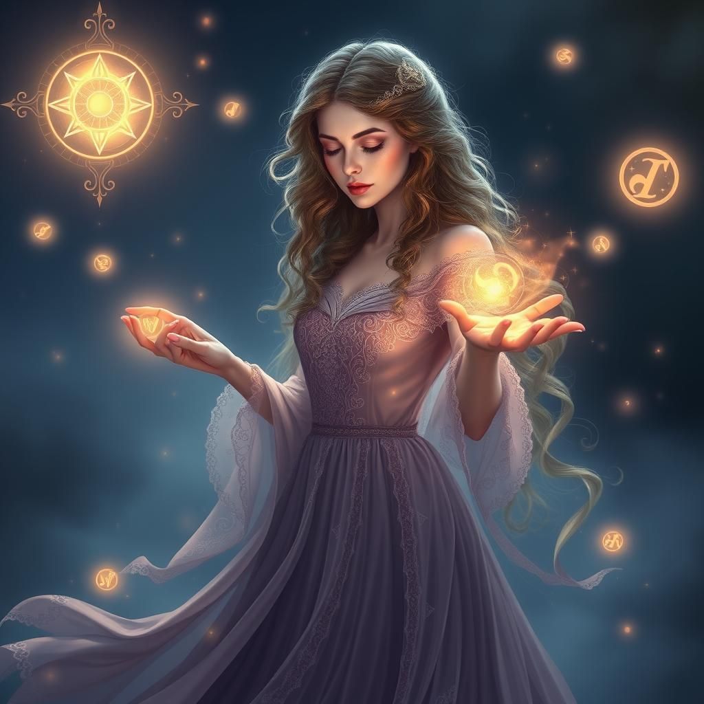 Morgana: Celtic Lady of the Lake, Digital Portrait