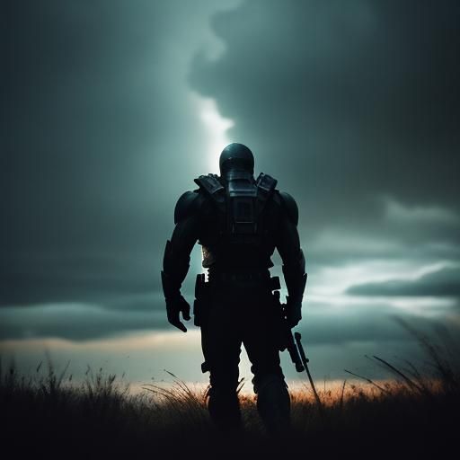 Cinematic Film Still in Atmospheric Lighting