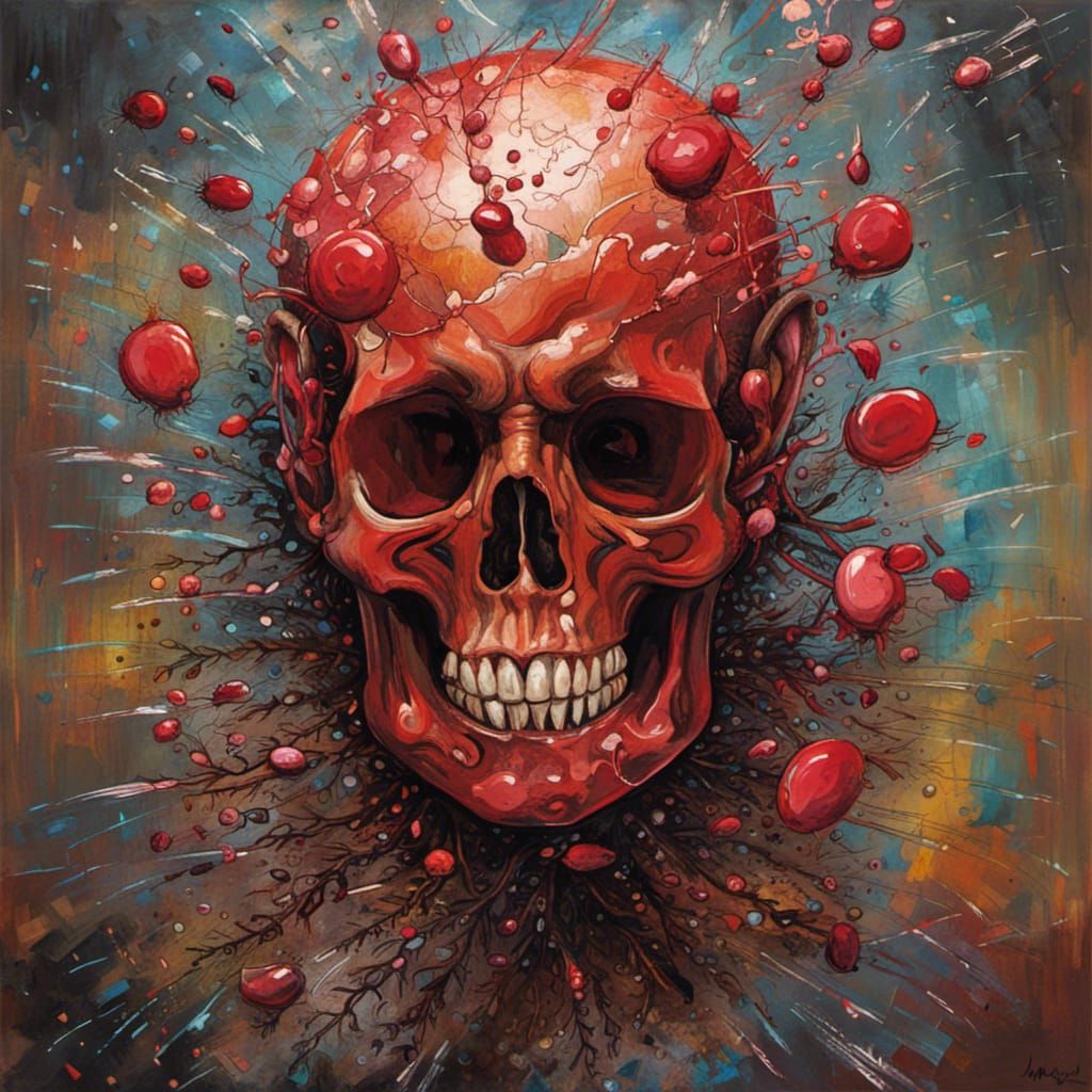 Detailed Oil Painting: Human Heart Instruction Manual