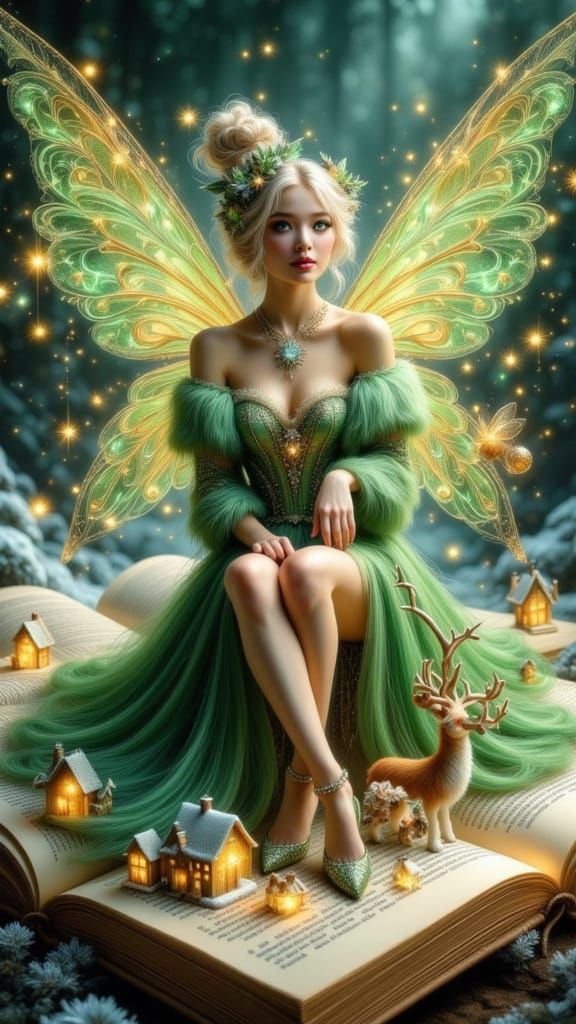 Christmas Book Fairy #2